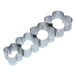 رینگ استیل گل پنج پر 4 سایز